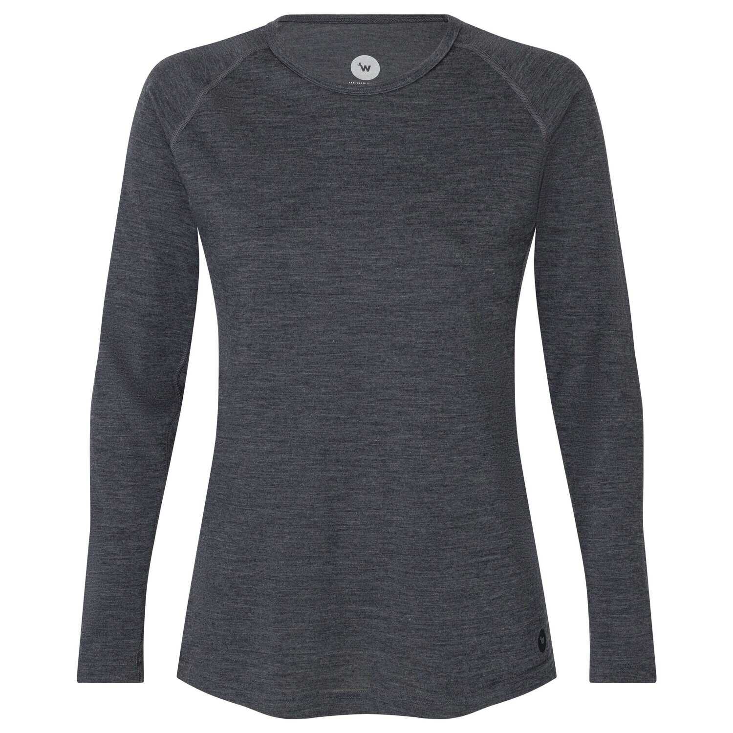 Polo a maniche lunghe in lana merino Colore Nero - - 4051W-99X