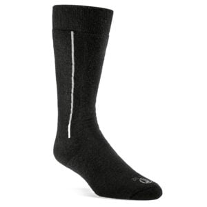 Calze Da Sci In Lana Merino Per Bambini Biosox, Nere, Altezza Sopra Il Polpaccio, Unisex