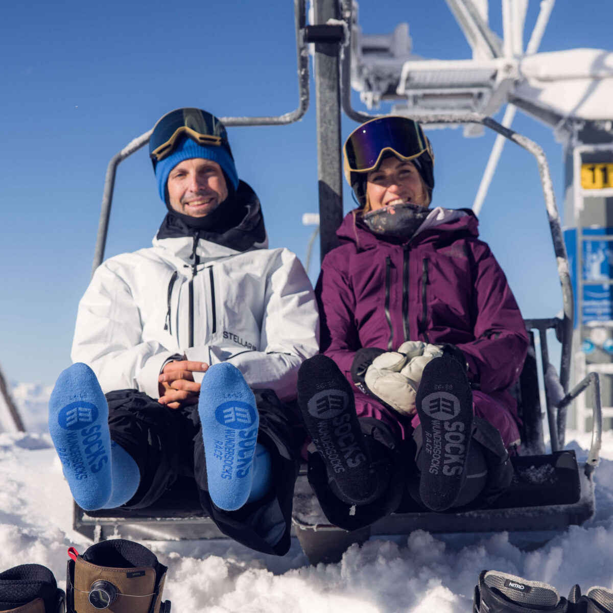 Calze da Sci Sottili in Merino, Calze da Snowboard in Lana Merino Race