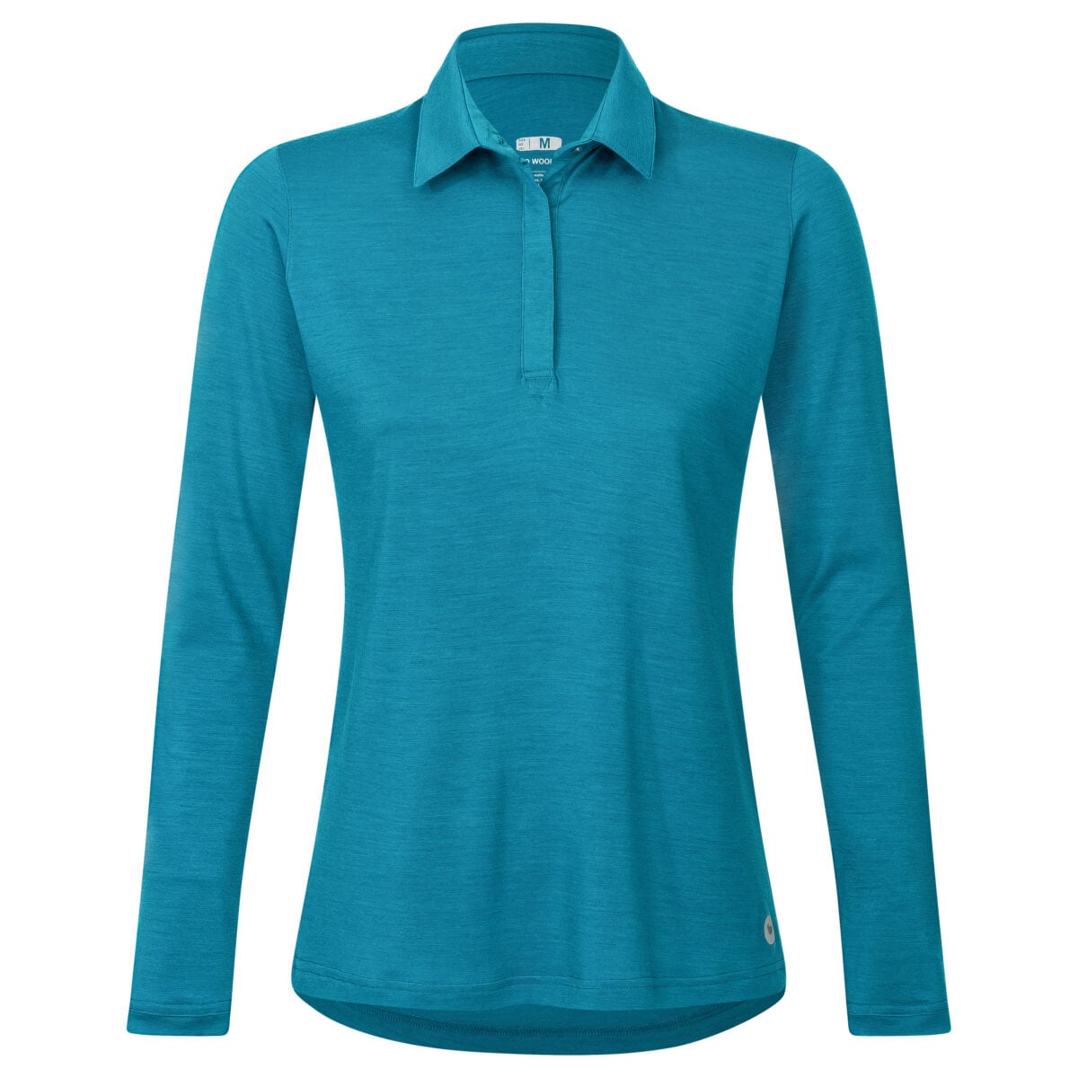 Long Sleeve Merino Wool Polo Shirt for Women Alana - Wundersocks