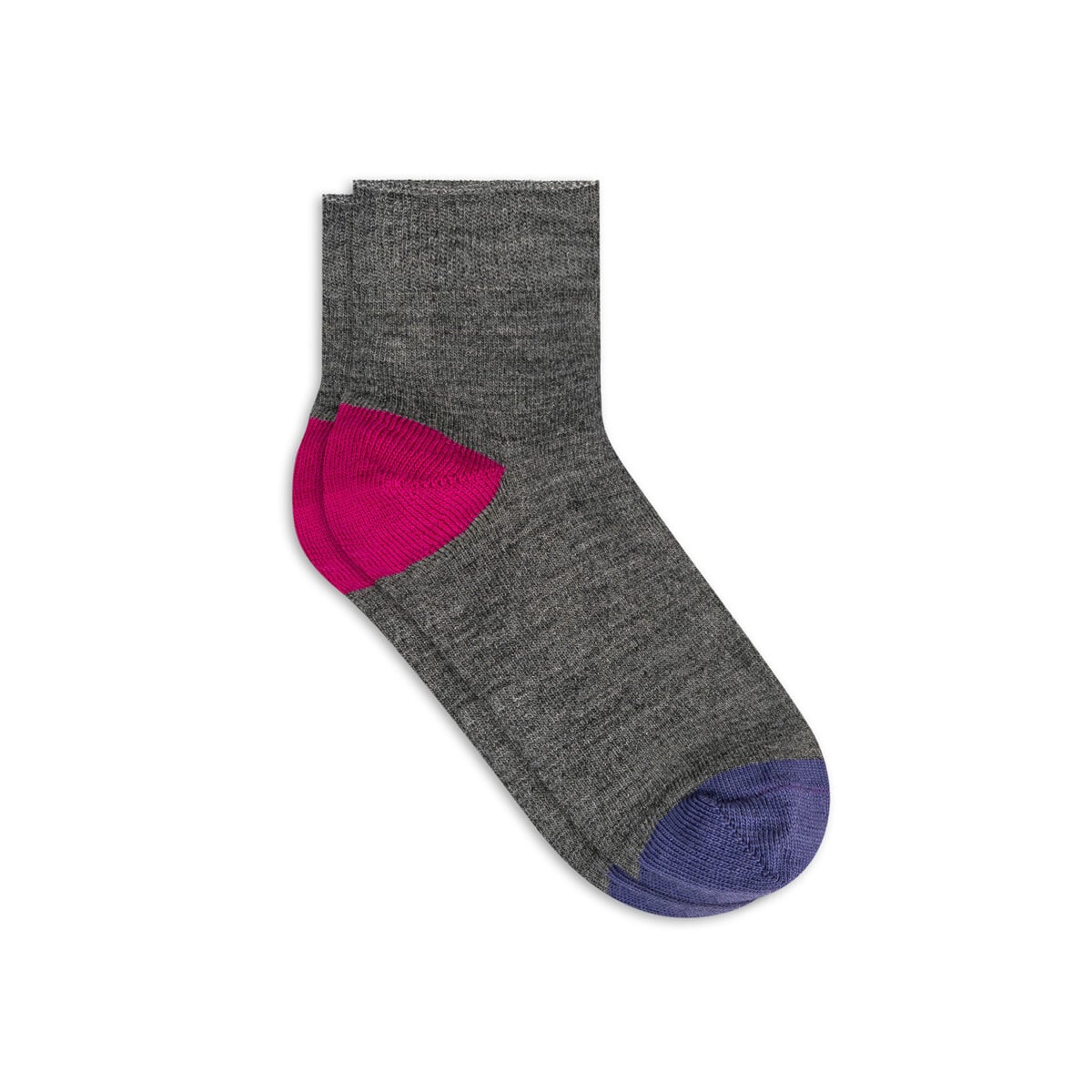 Go Kid Colorful Socks for Kids Thin Merino Wool Ankle Socks With No